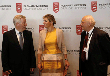 H.M. Queen Máxima of the Netherlands, Norwegian Minister of Finance and GFMSA President
